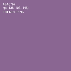 #8A6792 - Trendy Pink Color Image